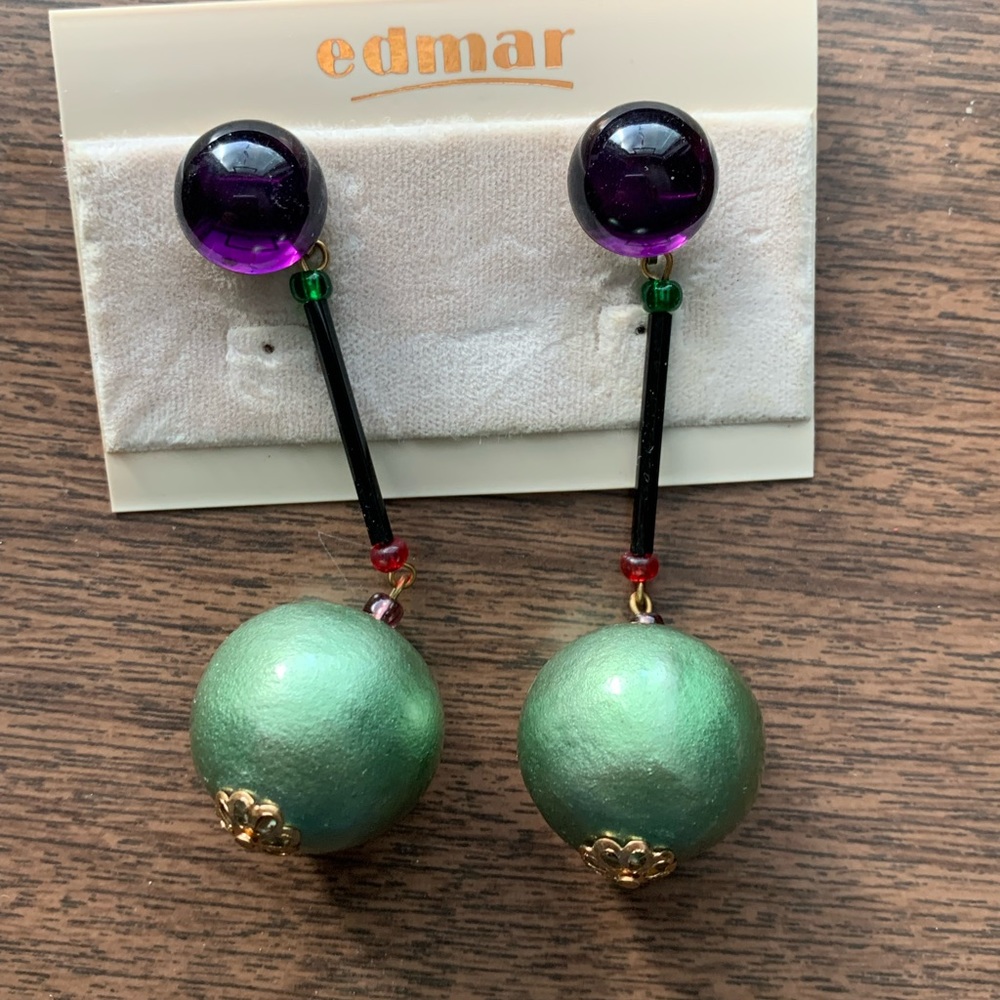 Funky drop earrings